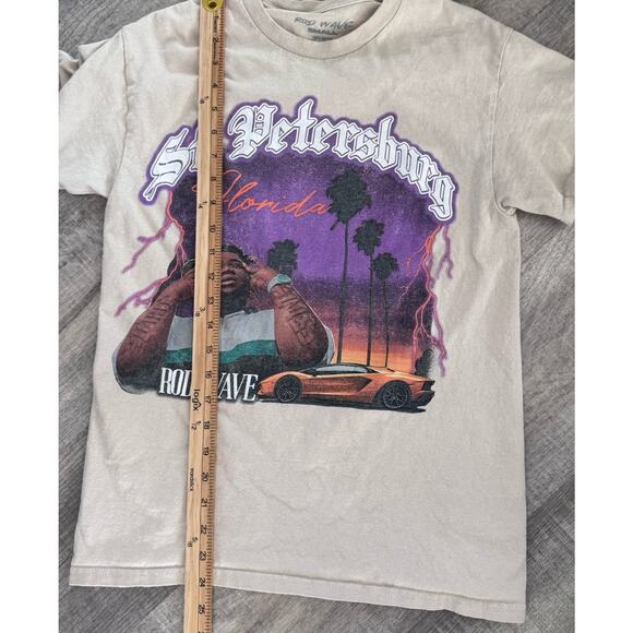 Rod Wave St. Petersburg T Shirt Cream With Graphic Size Small - Picture 8 of 8